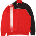 Jachetă de trening Adidas pentru bărbați Marea Britanie 38/40 Poliester Colorblock Roșu Mediu