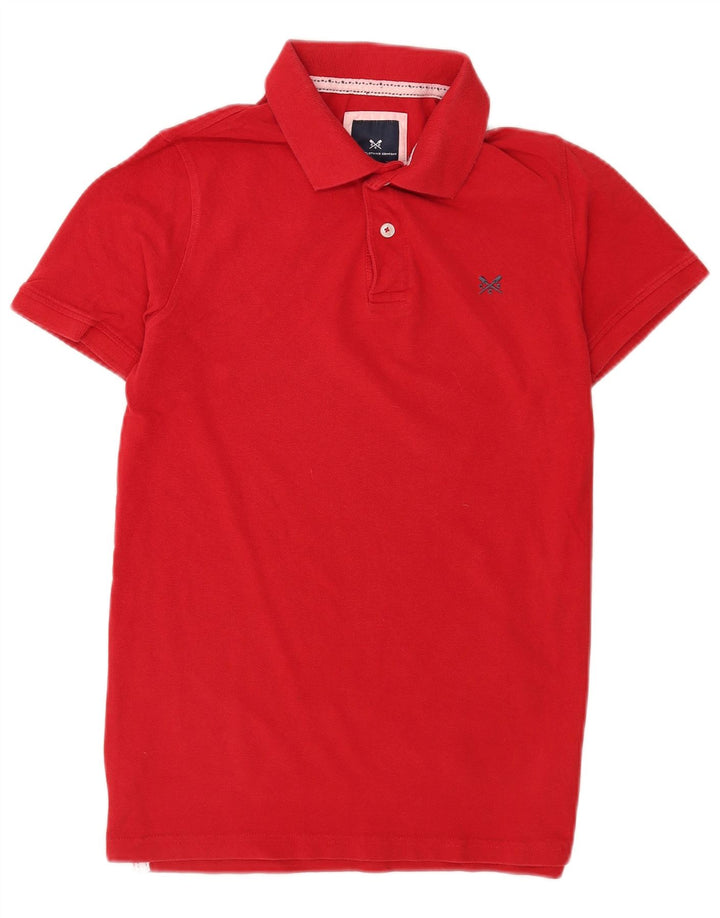 Crew Clothing Tricou polo pentru bărbați Bumbac roșu mic