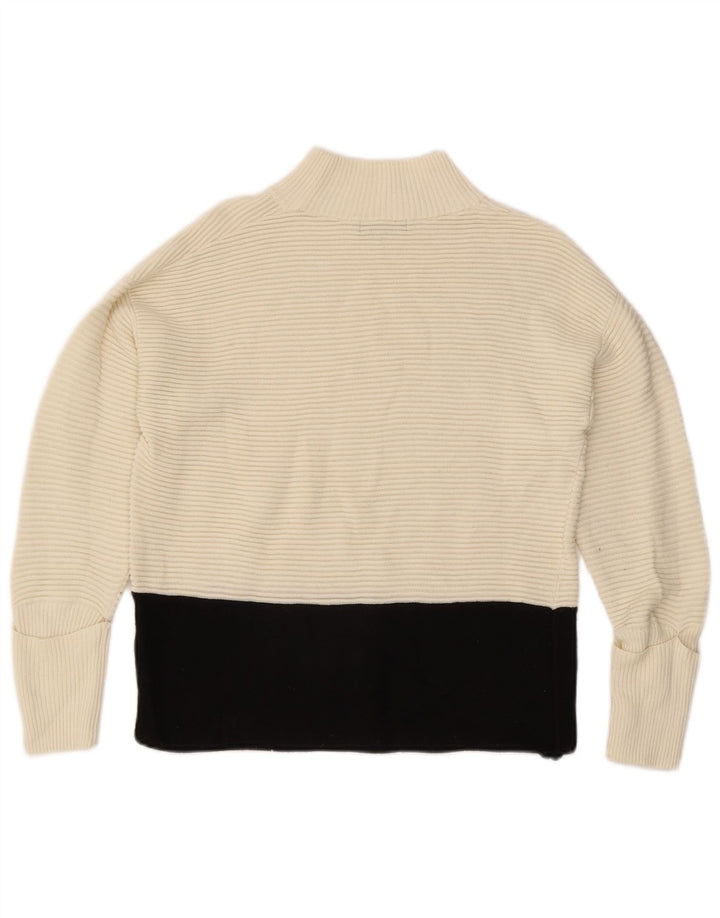 Pulover cu gât țestoasă pentru femei Marks & Spencer UK 12 Medium Off White