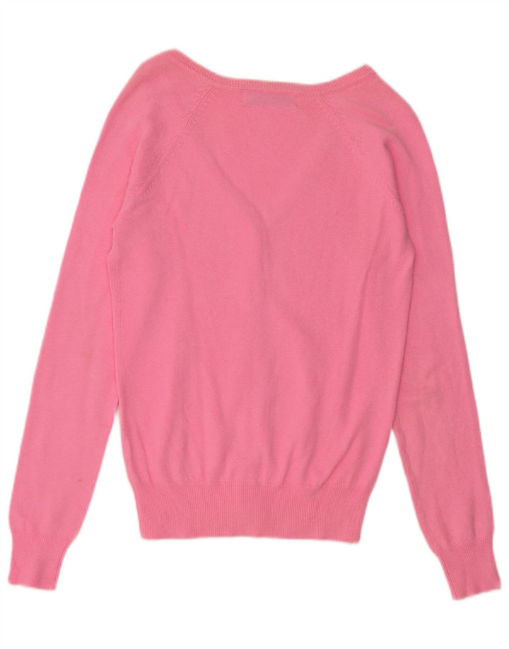 Pulover cardigan pentru femei Zara UK 10 mic roz