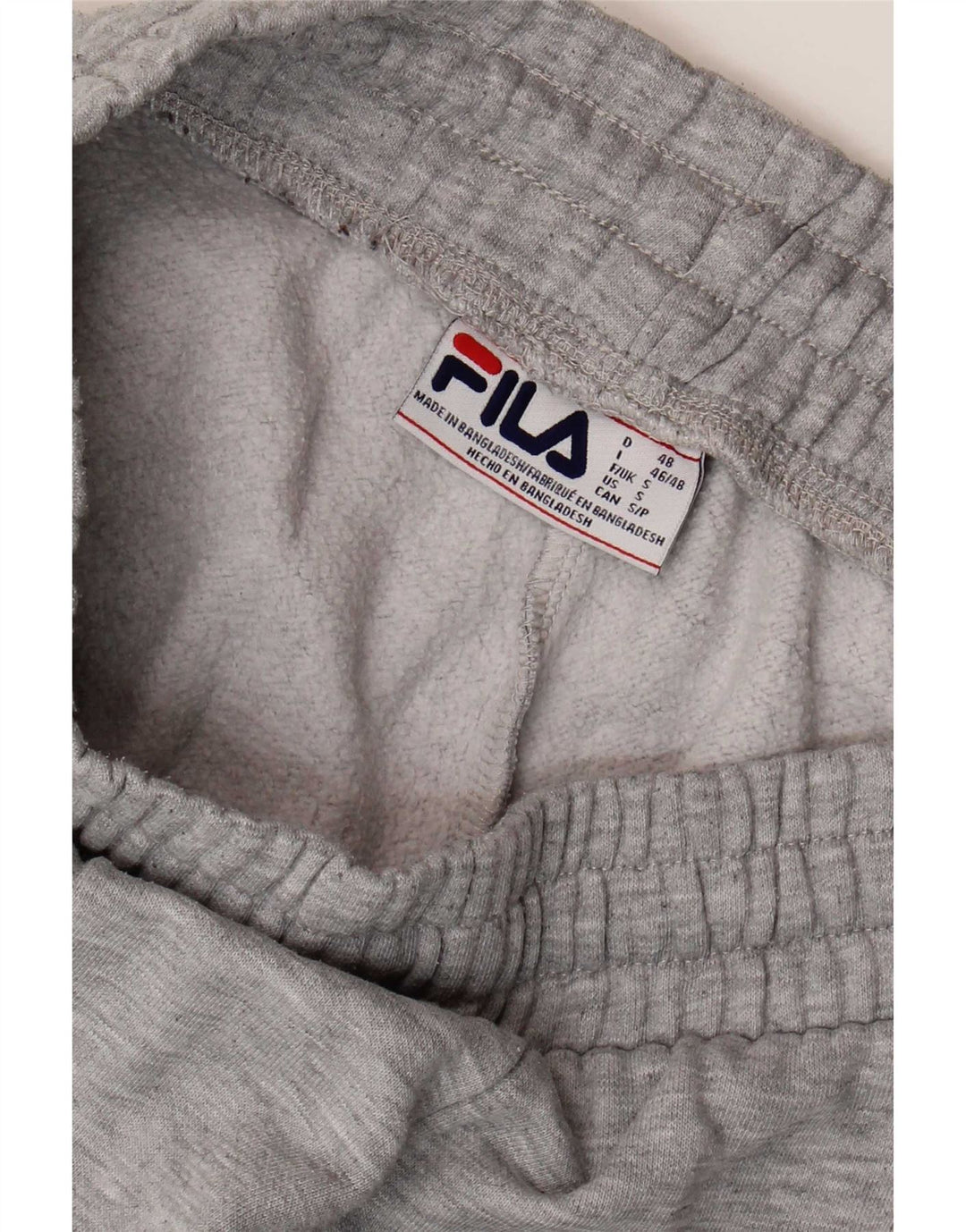 Pantaloni de trening cu grafică Fila pentru bărbați Joggeri mici gri