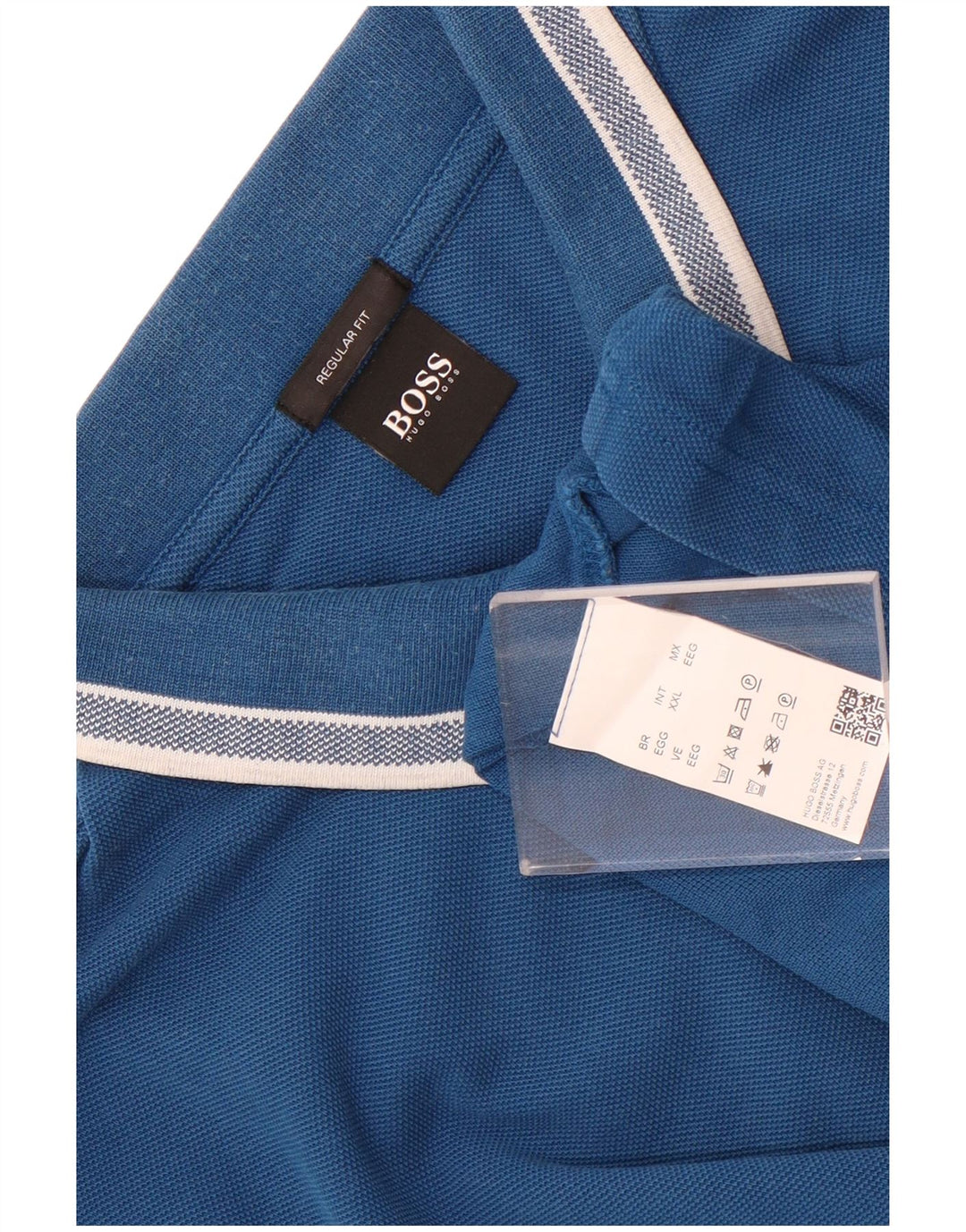 Tricou polo Hugo Boss pentru bărbați, 2XL, bumbac albastru