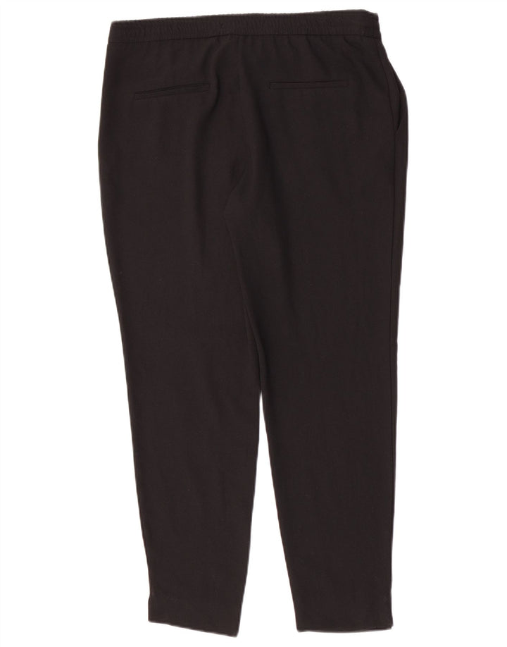 Pantaloni chino slim pentru femei Zara Mici L30 L27 Poliester negru