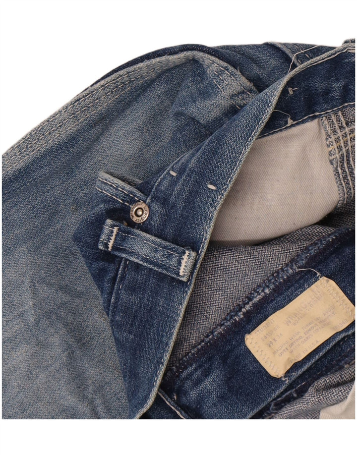 Pantaloni scurți din denim distressed Wrangler W29 Medium Blue