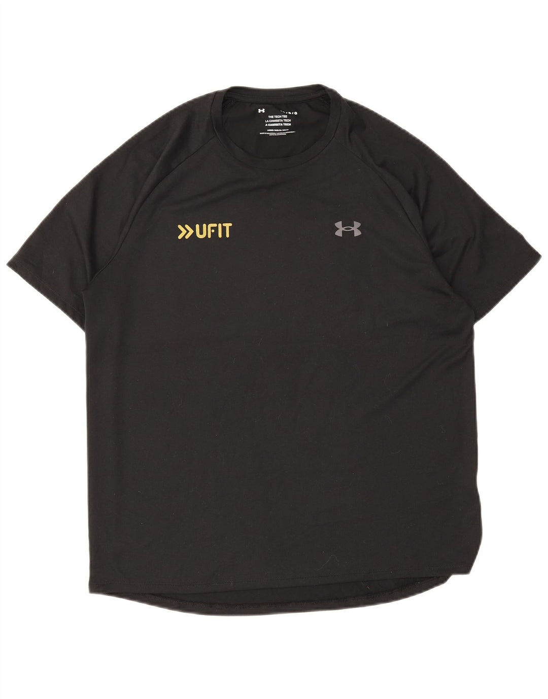 Tricou grafic Under Armour pentru bărbați Top mare negru