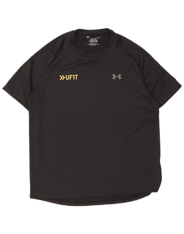Tricou grafic Under Armour pentru bărbați Top mare negru