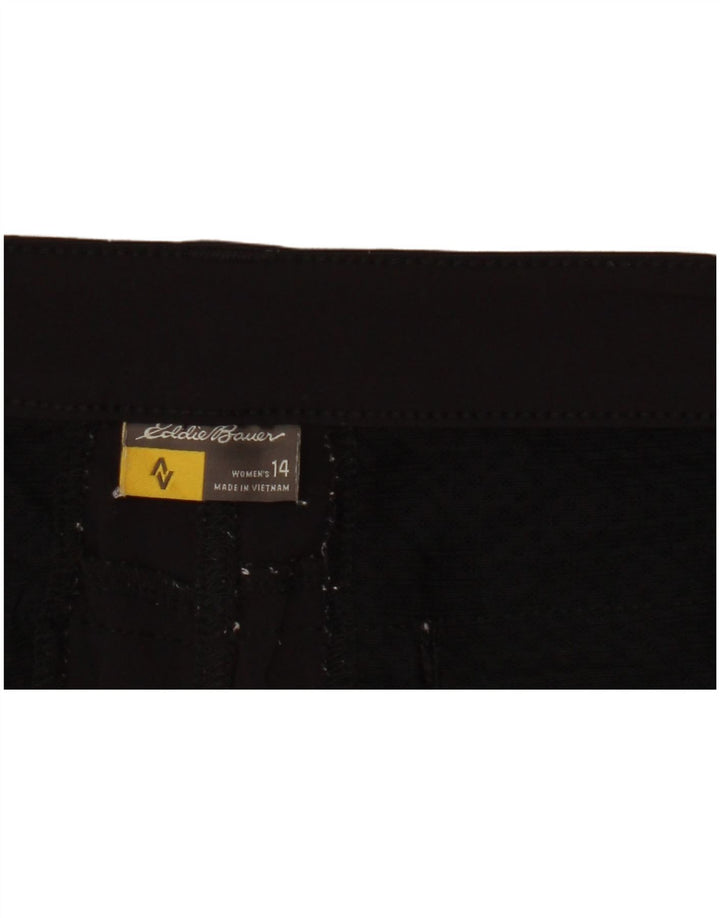 Pantaloni scurți casual pentru femei Eddie Bauer US 14 XL W36 Negru