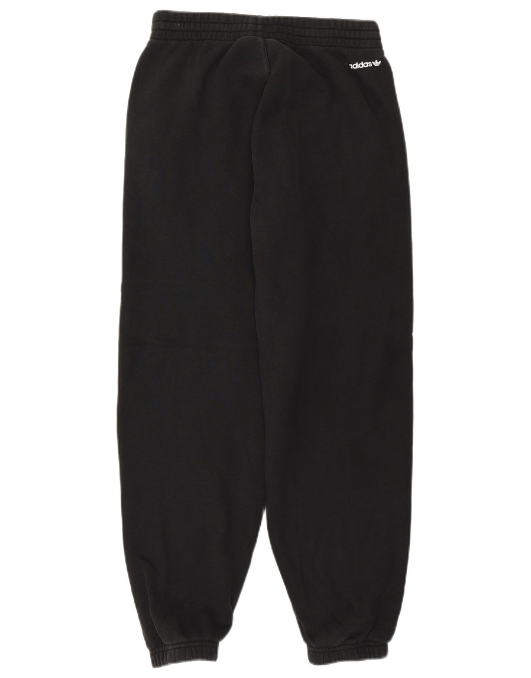 Pantaloni de trening grafic ADIDAS pentru femei Joggeri UK 8 Bumbac negru mic