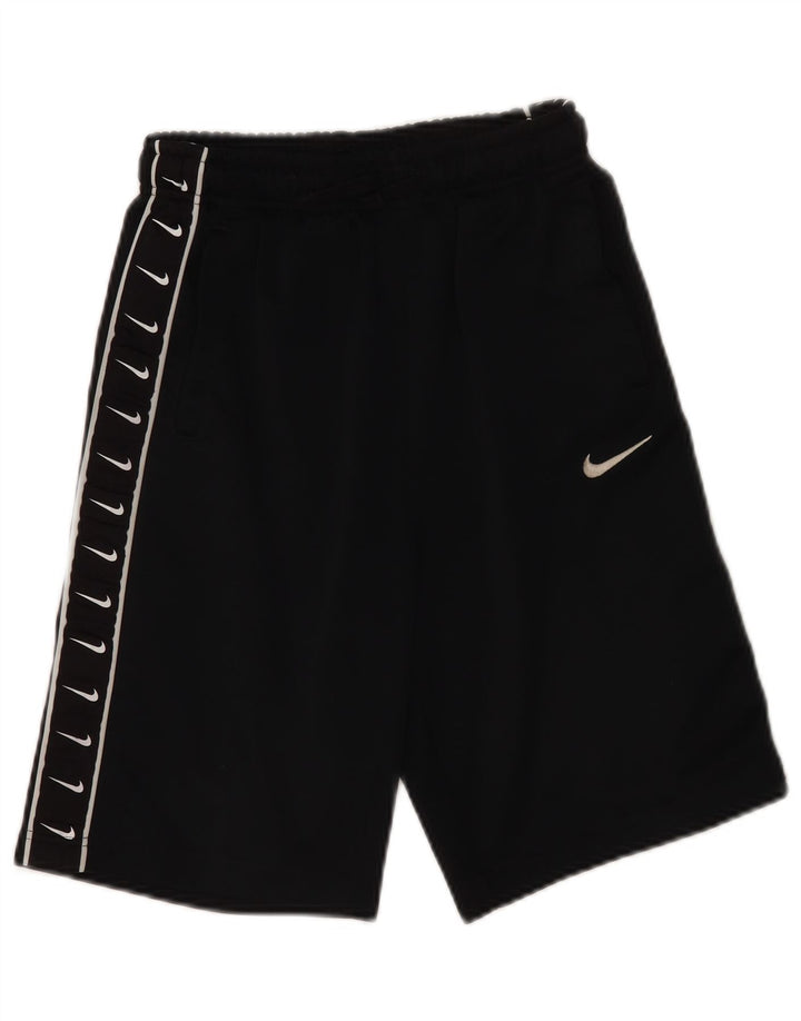 Pantaloni scurți sport grafic Nike pentru băieți 13-14 ani XL poliester negru