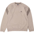 Pulover ADIDAS pentru bărbați, cu croiala lejeră, UK 36/38, poliester alb mic