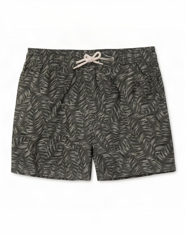 Pantaloni scurți de înot Reiss pentru bărbați, poliester, verde, floral