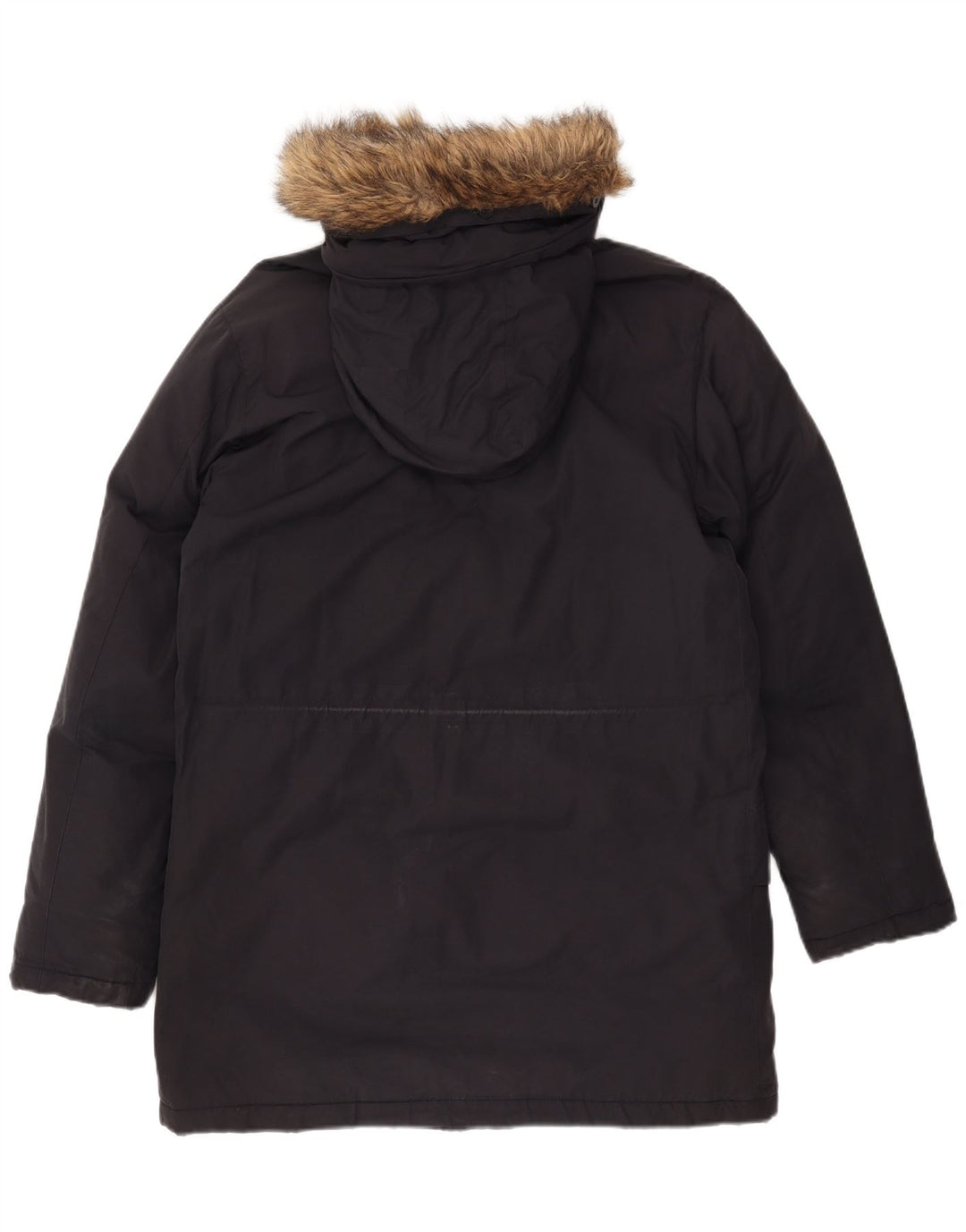 Jachetă parka cu glugă pentru bărbați FRED PERRY UK 36 Bumbac negru mic