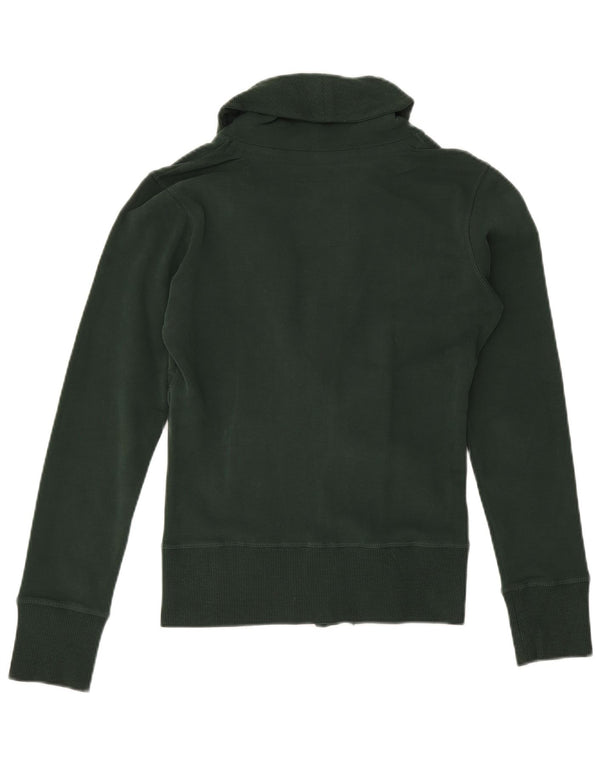 Pulover cardigan pentru femei Playlife UK 10 mic verde bumbac