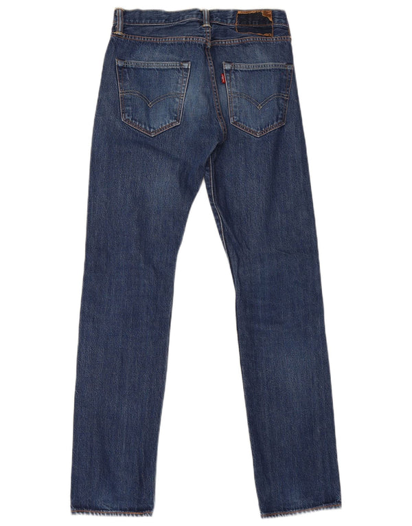 Blugi drepti pentru bărbați Levi's W28 L32 Bumbac bleumarin