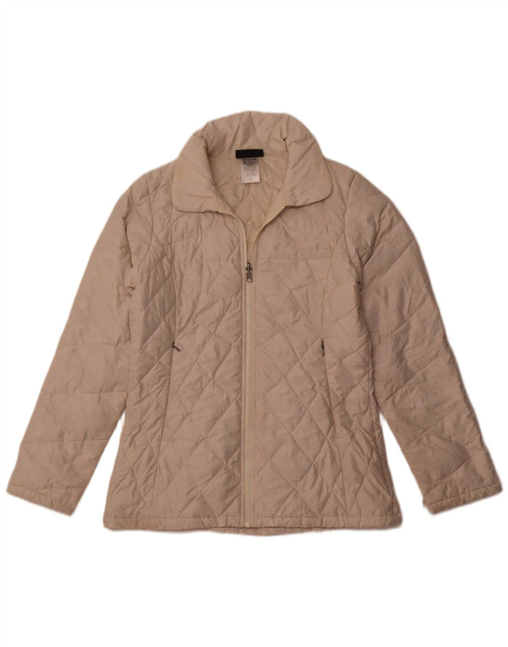 PATAGONIA Jachetă căptușită pentru femei UK 10 Small Poliester alb