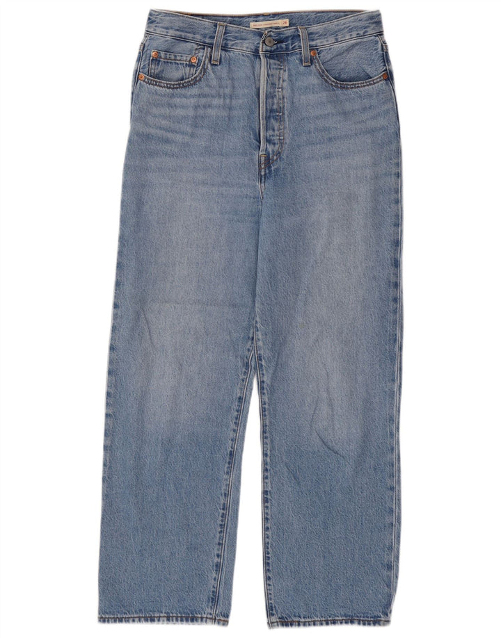 Blugi drepti pentru femei Levi's Ribcage W28 L27 Bumbac albastru