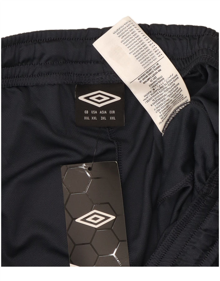 UMBRO Pantaloni scurți sport pentru bărbați 2XL bleumarin poliester geometric