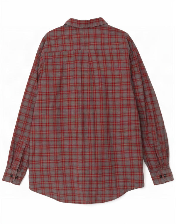 Cămașă de flanel pentru bărbați Einhorn, 2XL, gri cu carouri