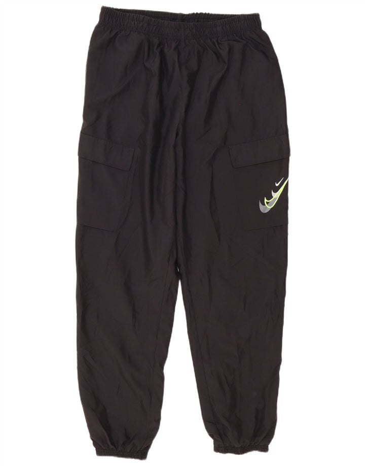 Pantaloni de trening grafic Nike pentru bărbați Pantaloni de jogging mari, negru, poliester