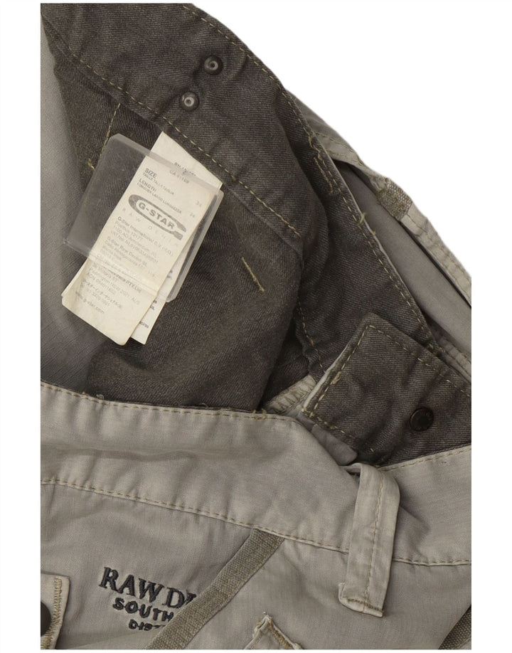 Pantaloni cargo bootcut G-Star pentru bărbați W34 L34 bumbac gri