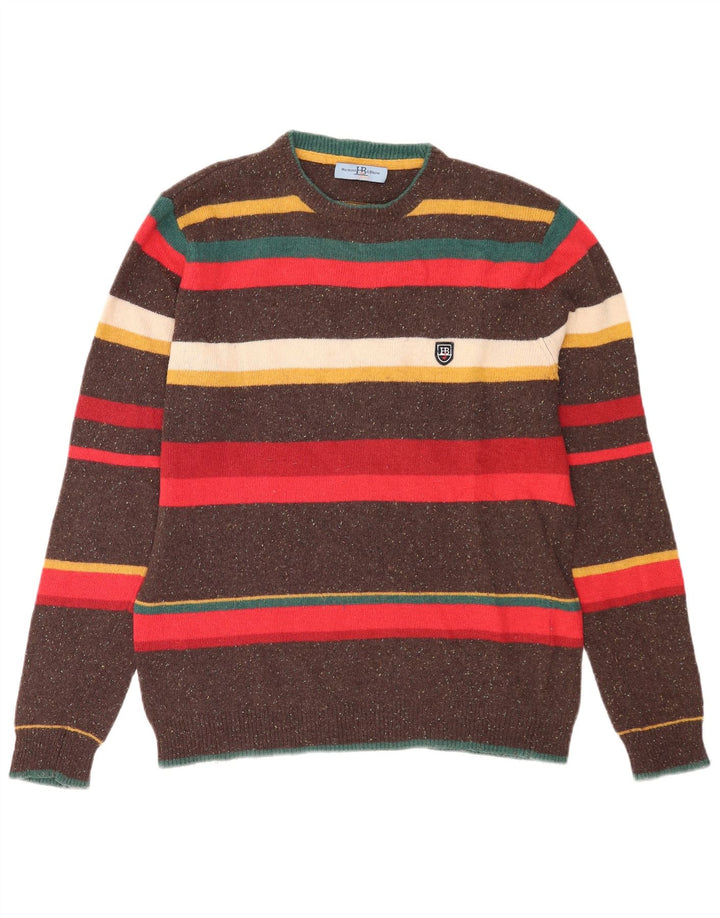 Pulover Harmont & Blaine pentru bărbați, cu gât crew, XL, cu dungi multicolore