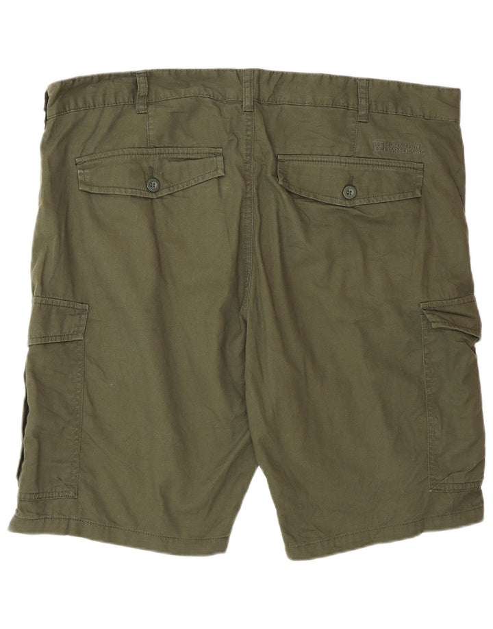 Pantaloni scurți cargo pentru bărbați Mountain Warehouse W40 XL, bumbac verde
