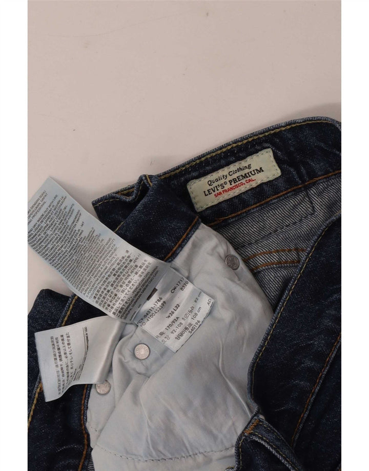 Blugi drepti pentru bărbați Levi's W36 L32 Bumbac albastru