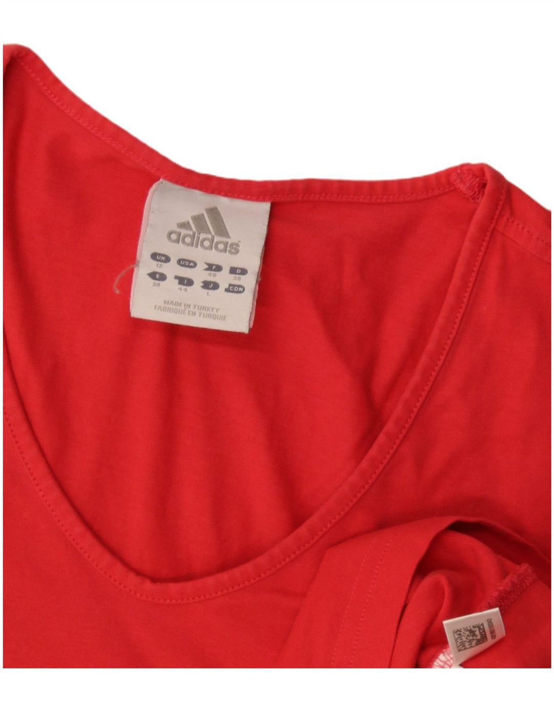 Tricou grafic Adidas pentru femei Top UK 12 Medium Red