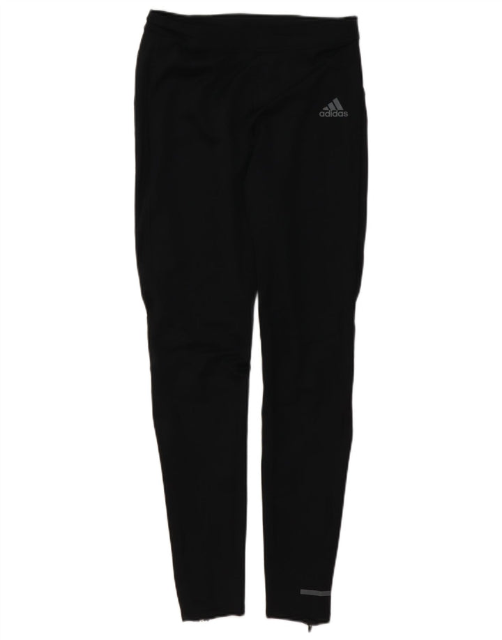 Leggings Aeroready pentru femei Adidas UK 12 Poliester mediu negru