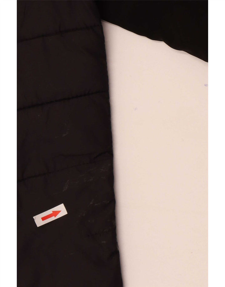 Jachetă căptușită cu glugă pentru bărbați Ellesse UK 36 Nylon negru mic