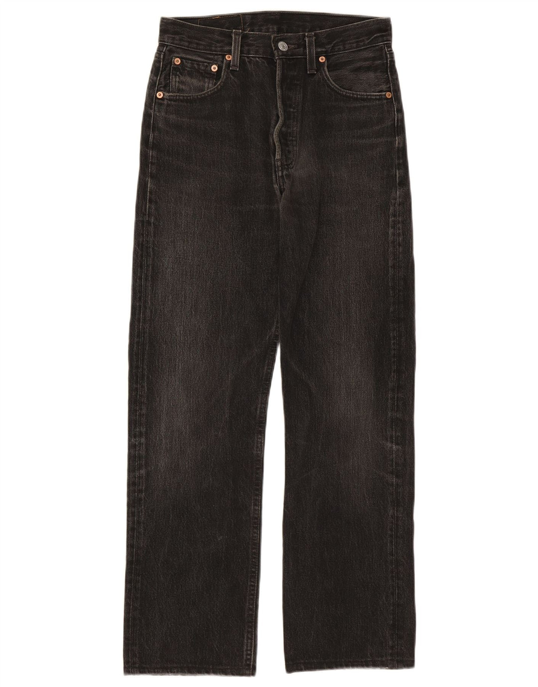 Blugi drepti pentru femei Levi's W28 L28 bumbac negru