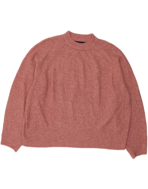 Pulover pentru femei Marks & Spencer Crop Crew Deck Pulover UK 18 XL roz