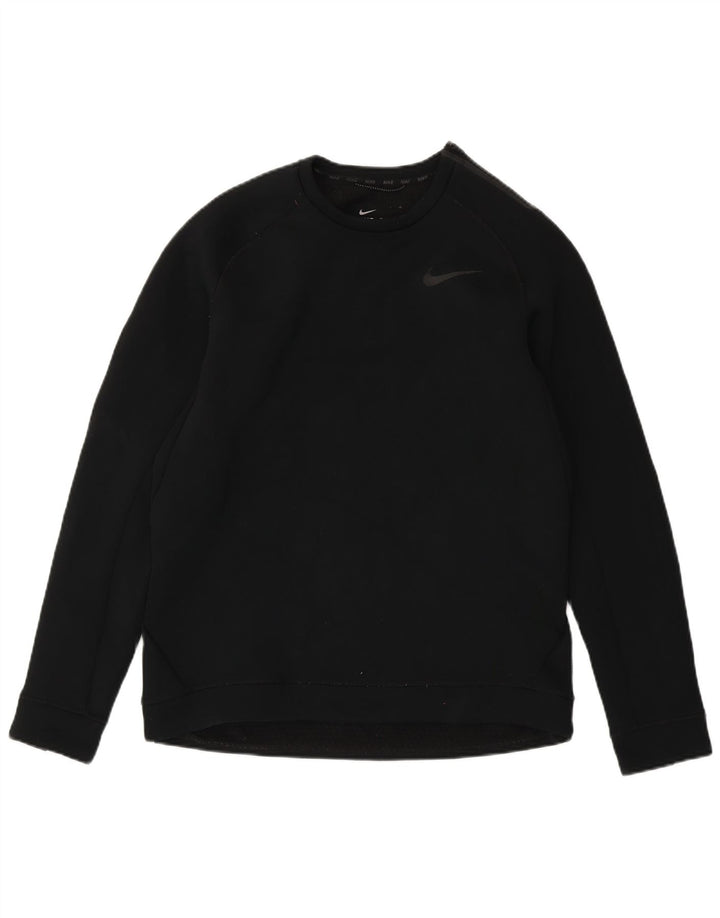 Pulover Nike Therma-Fit pentru bărbați, mare, negru, poliester