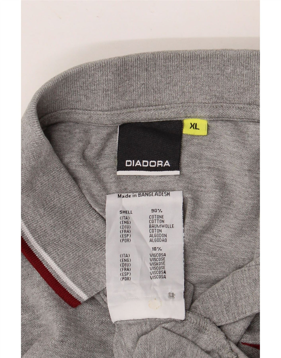 DIADORA Tricou Polo pentru Barbati XL Bumbac Gri