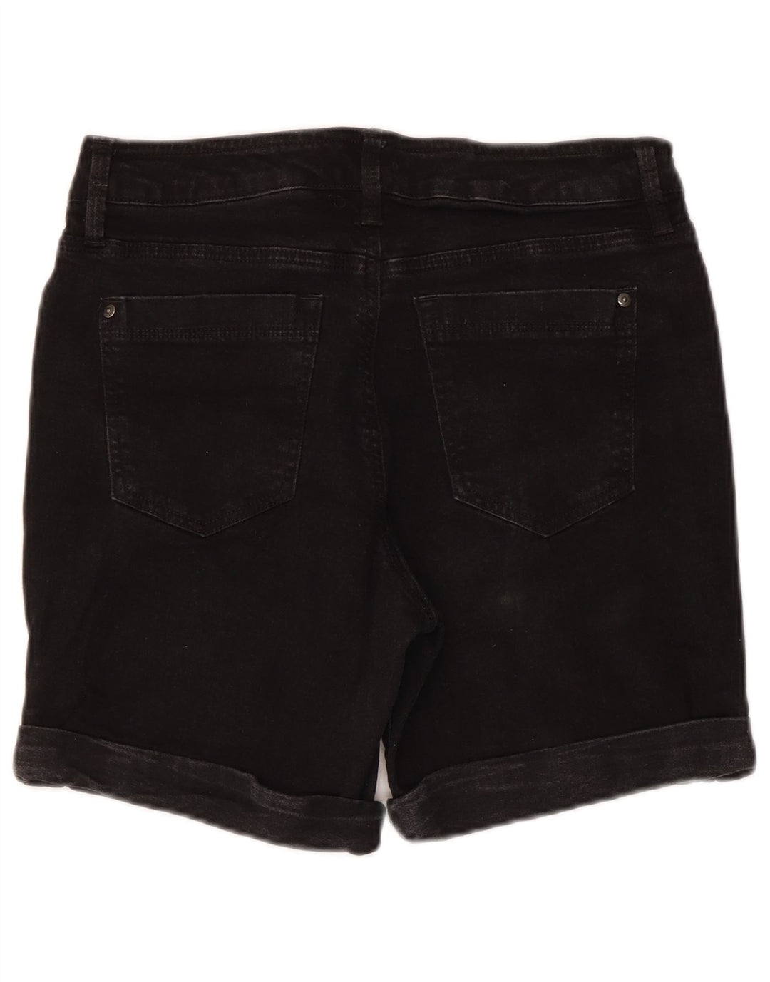 Pantaloni scurți din denim Dkny pentru femei US 12 Large W30 Bumbac negru