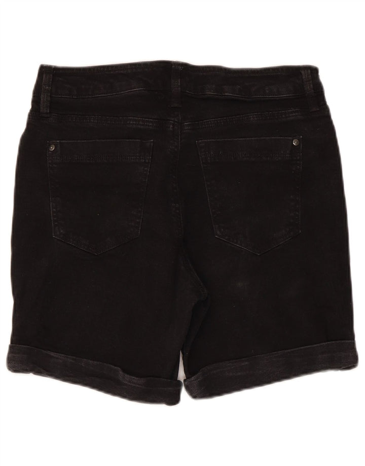 Pantaloni scurți din denim Dkny pentru femei US 12 Large W30 Bumbac negru