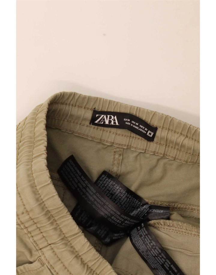 Pantaloni cargo pentru bărbați Zara Joggeri Mediu L31 L27 Bumbac kaki