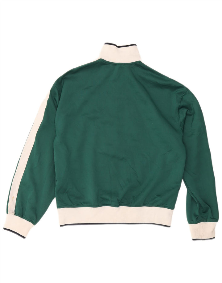 Jachetă de trening pentru femei Zara UK 10, verde, poliester color bloc