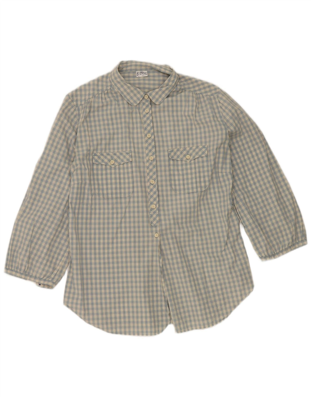 Cămașă Levi's pentru femei cu mâneci 3/4 UK 16, mare, albastru, din bumbac