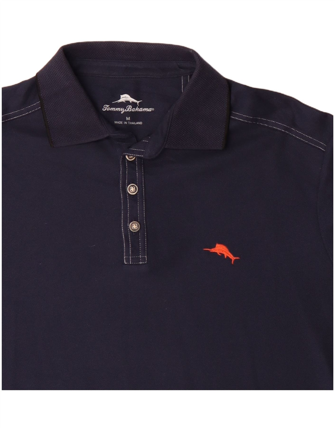 TOMMY BAHAMA Cămașă Polo pentru bărbați Bumbac mediu albastru bleumarin