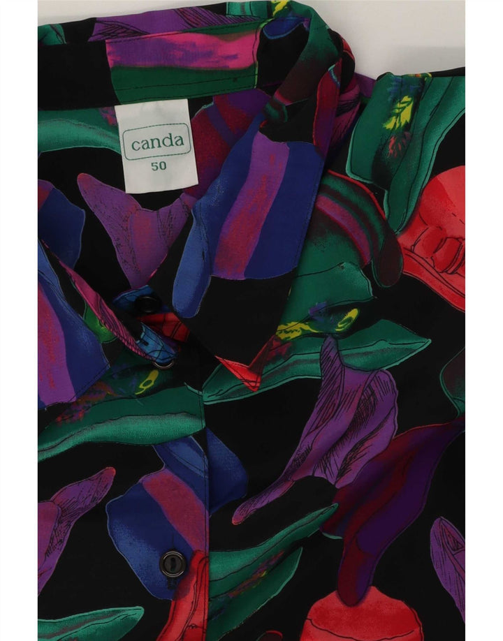 Bluză cămașă C&A pentru femei Canda cu model abstract EU 50 3XL Multicolor