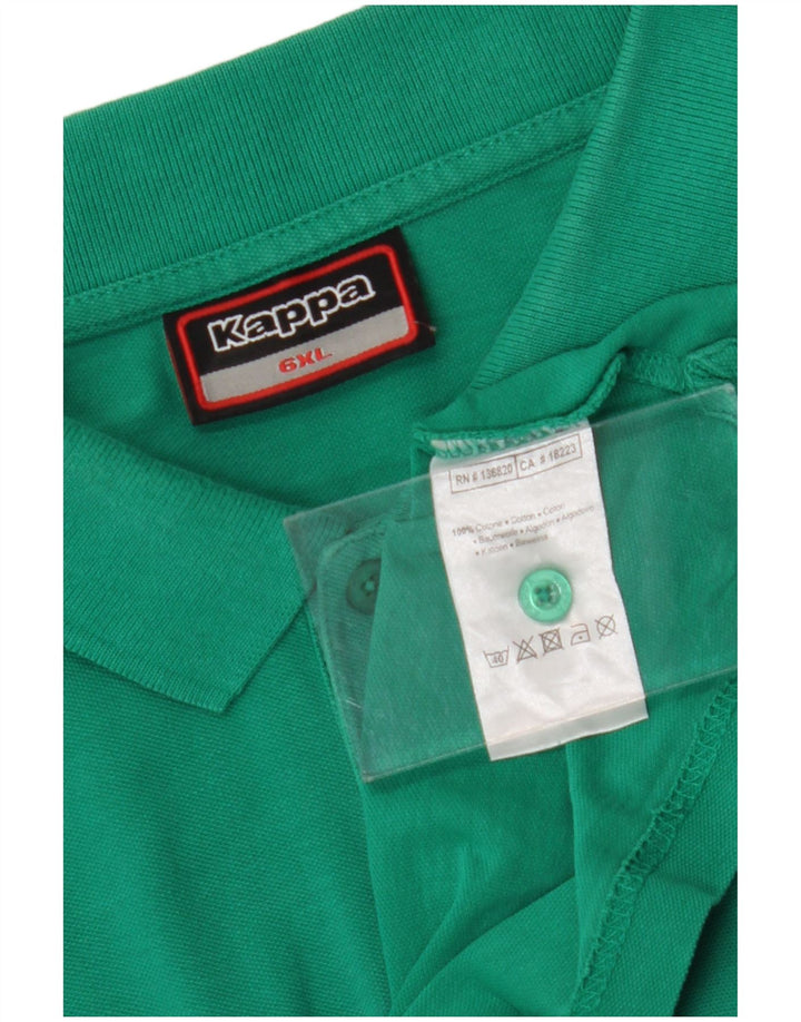 Cămașă polo pentru bărbați KAPPA 6XL bumbac verde