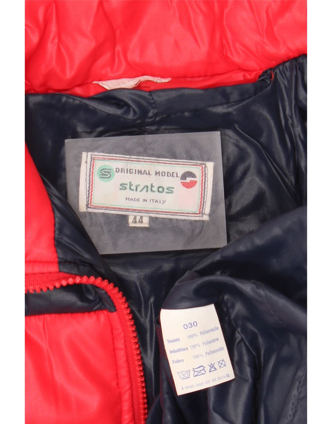 Jachetă căptușită pentru femei Stratos IT 44 Medium Red Colorblock Poliamidă