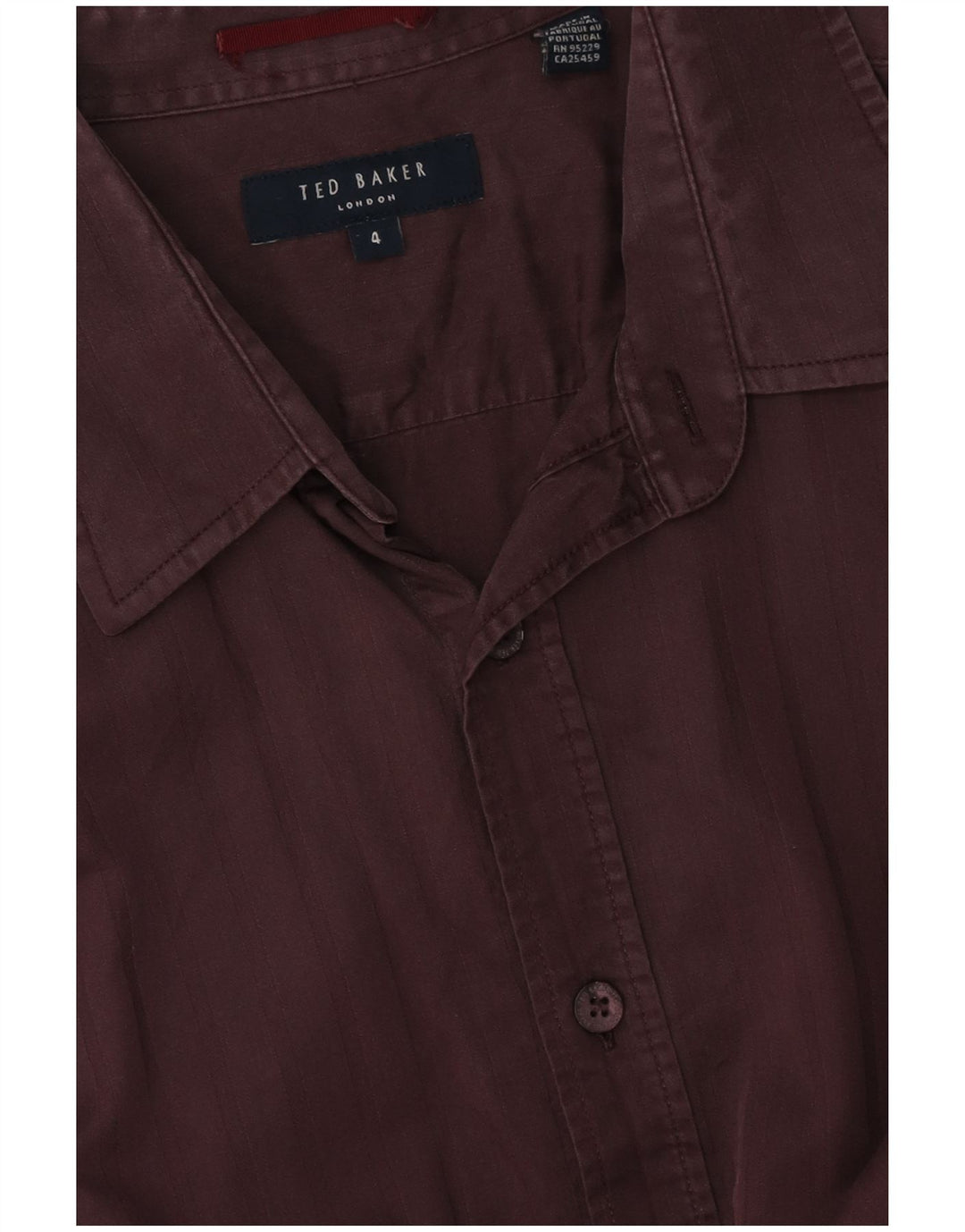 Cămașă pentru bărbați TED BAKER Mărimea 4 Mare Bordeaux