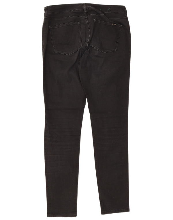 Blugi slim pentru femei Ralph Lauren US 8 Medium W33 L31 bumbac negru