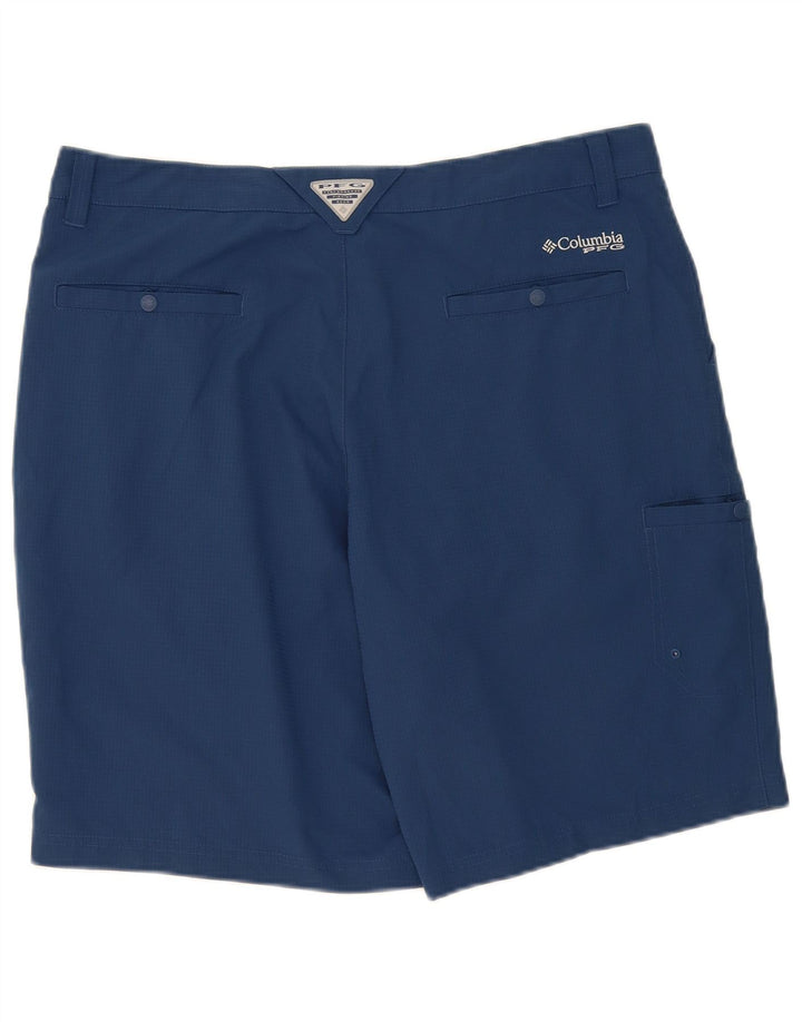 Pantaloni scurți cargo Columbia pentru bărbați W36, mari, albastru, poliester