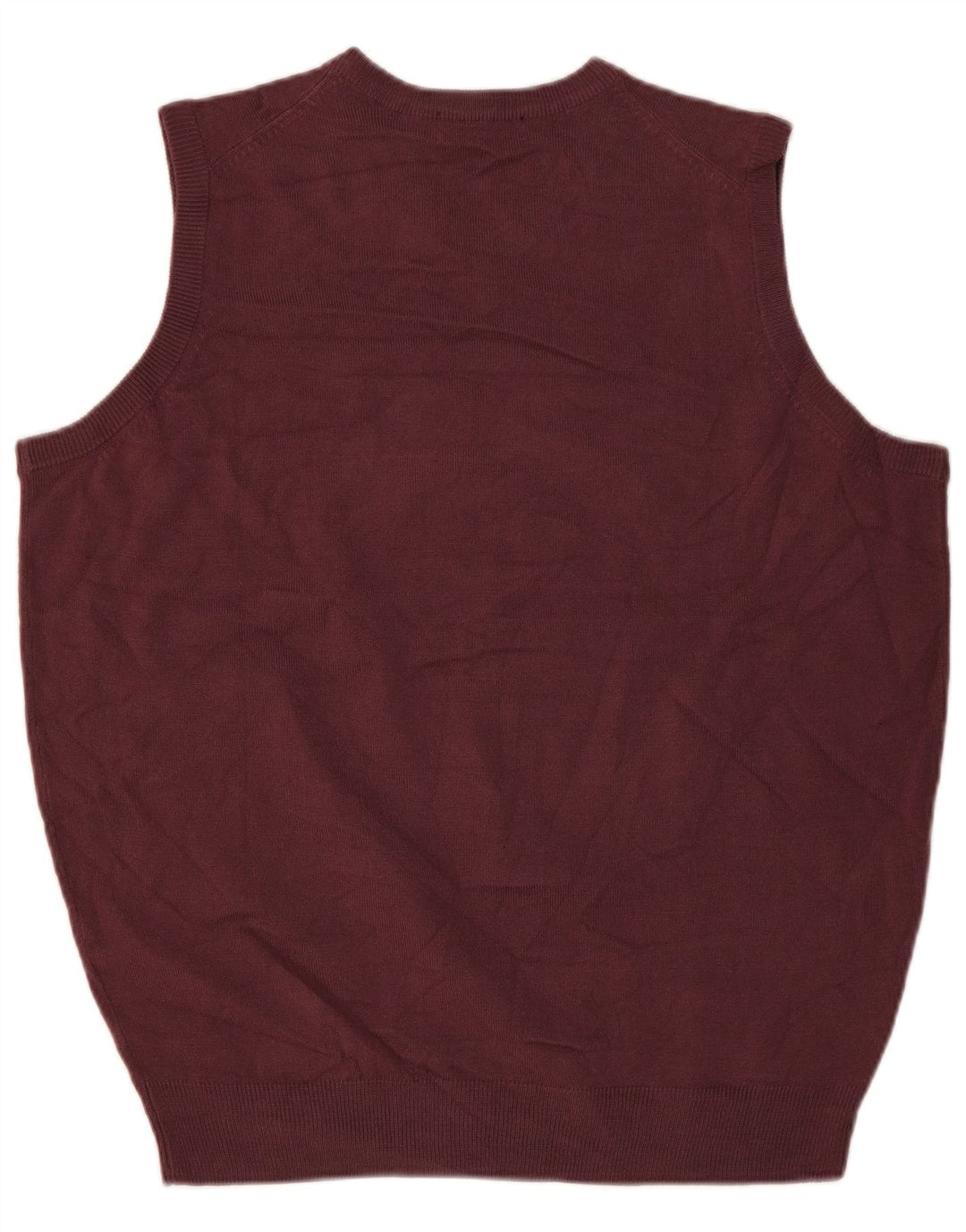 James Pringle Vestă pentru bărbați Tank Top Medium Burgundy Acrilic