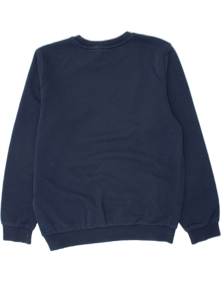 NIKE Boys Graphic Sweatshirt Jumper 11-12 Years Navy Blue Cotton Vintage Nike and Second-Hand Nike from Messina Hembry 
