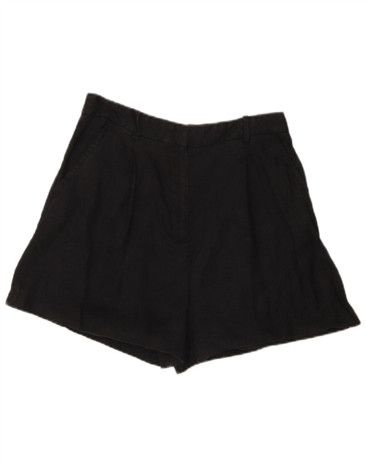Pantaloni scurți chino cu talie înaltă pentru femei Zara Medium W28 Negru