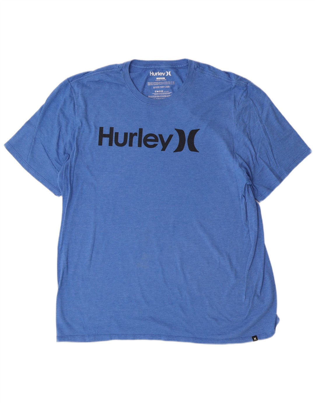 Tricou grafic pentru bărbați Hurley Top XL poliester albastru